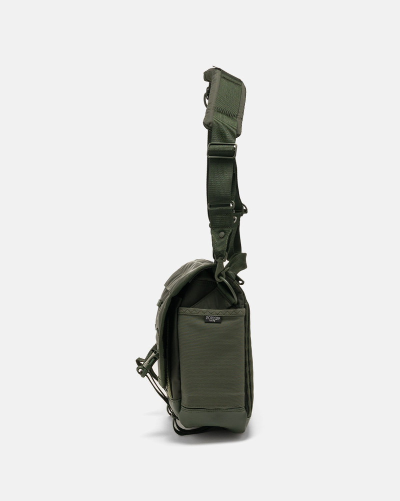 PORTER Monochrome Messenger Bag (S) Olive outlook