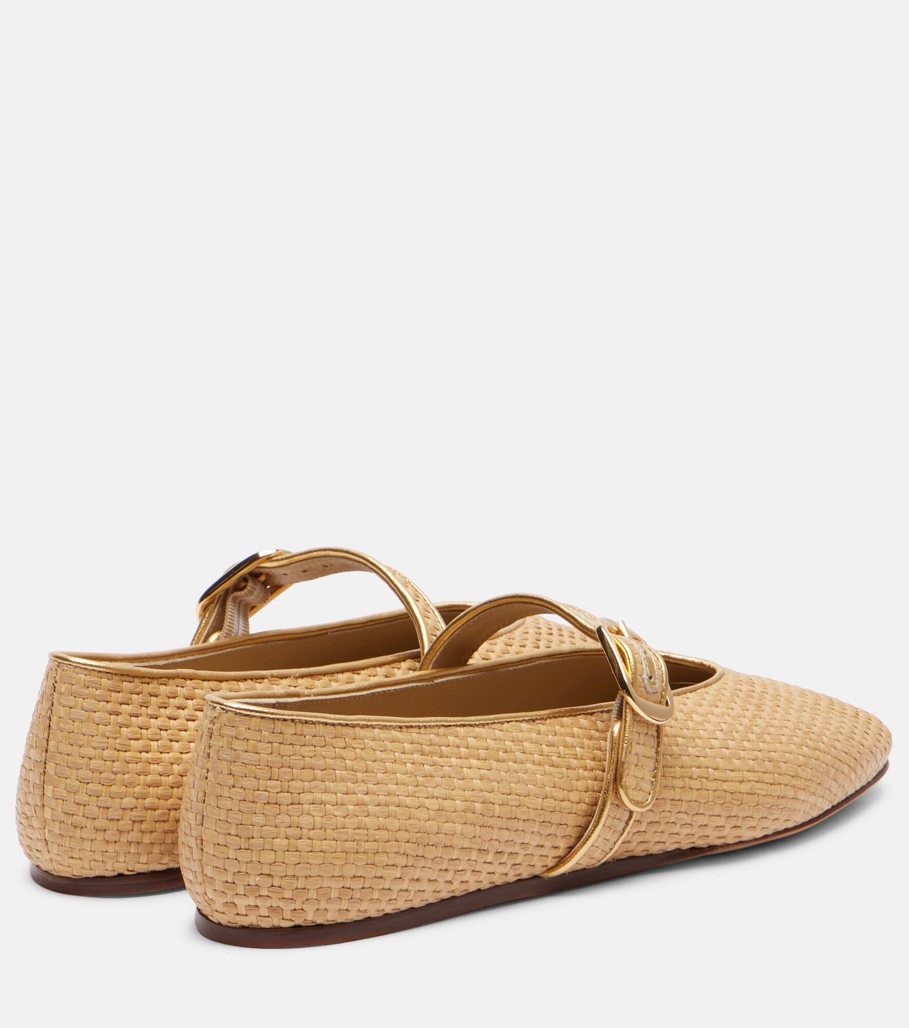 Stella raffia ballet flats - 2