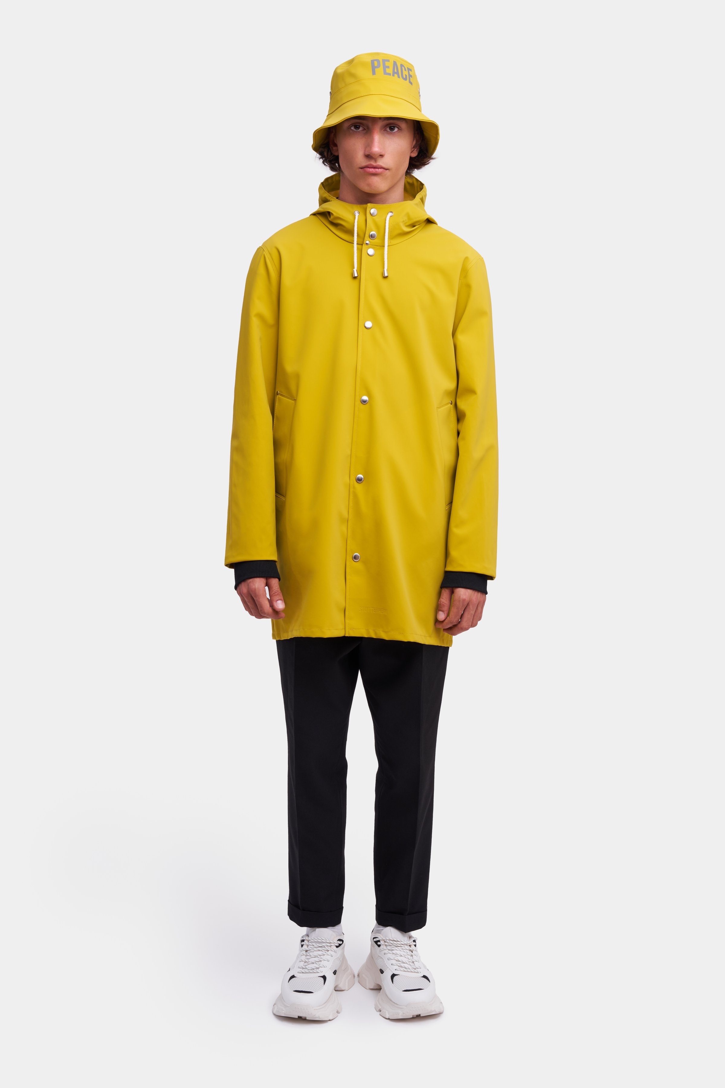 Stockholm Lightweight Matte Raincoat Gold - 2