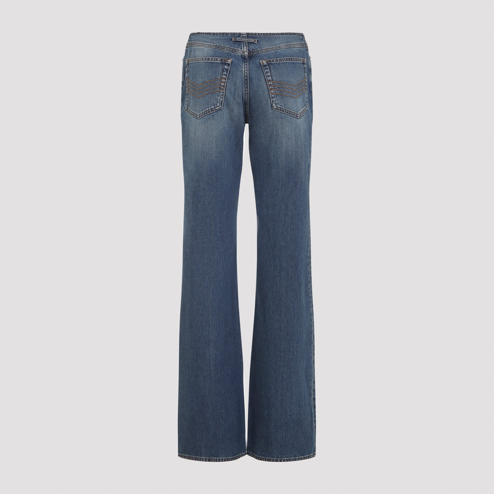 Denim Front Zipped Trouser Women - 2
