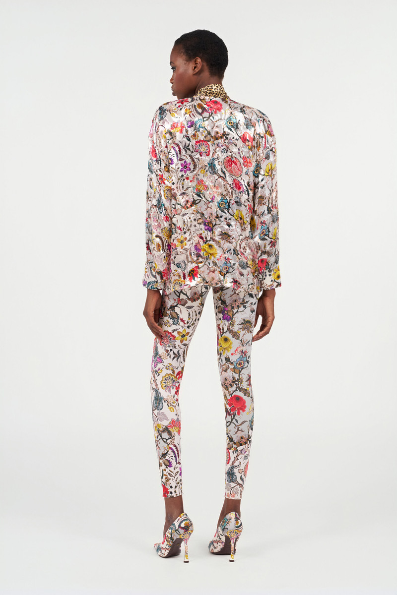 Florentine Flowers Print Leggings 4