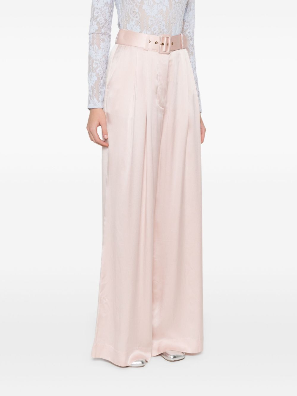 Zimmermann Women Silk Palazzo Pants - 3