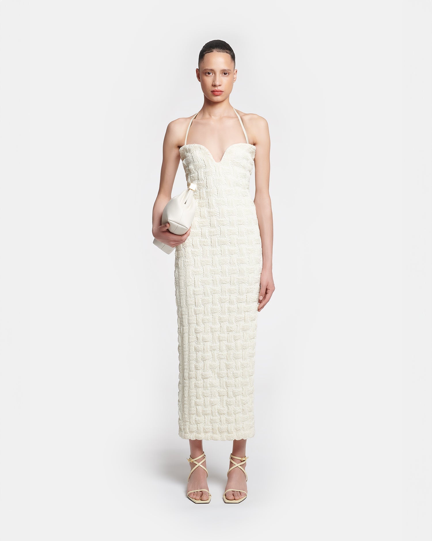 Seersucker Tech Linen Midi Dress - 2