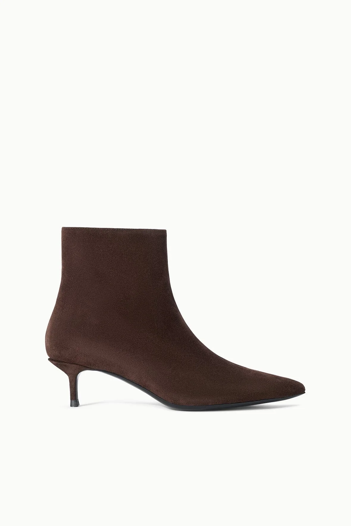 STAUD SEBASTIAN ANKLE KITTEN HEEL BOOT ESPRESSO - 1