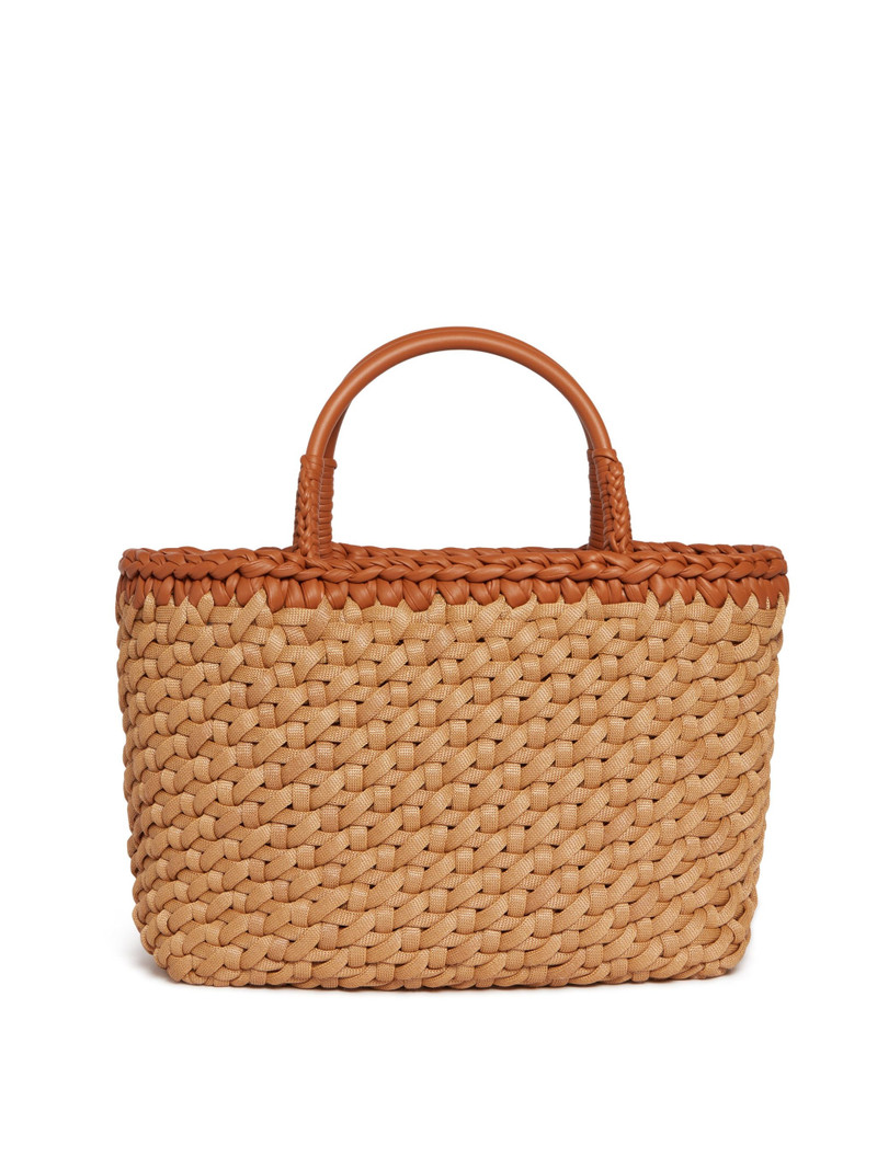 Icon Leather & Rafia Big Tote 3