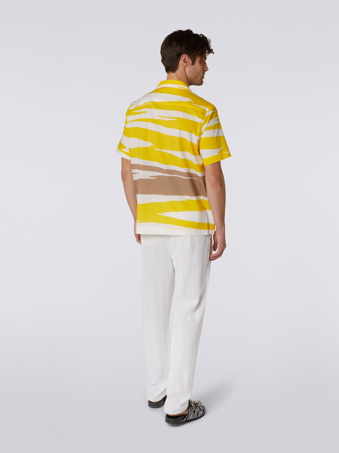 Short-sleeved cotton bowling shirt - 4