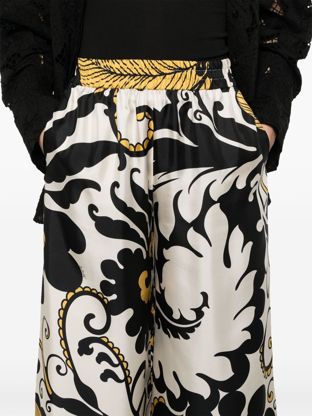 Marea-print palazzo pants - 5