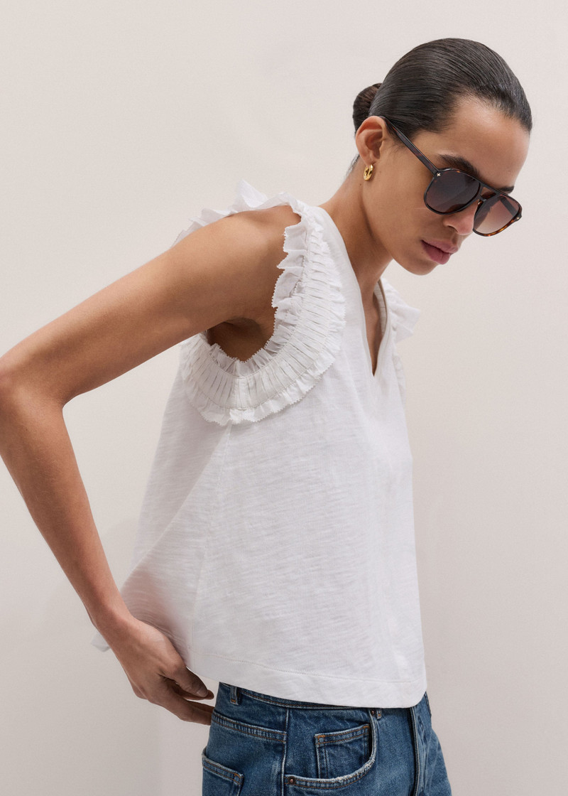 Frill Sleeve Swing Top 1