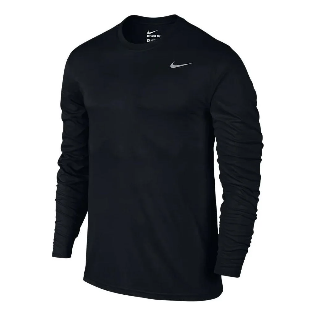 Nike Dri-FIT Training Long T-Shirt 'Black' 718838-010 - 1