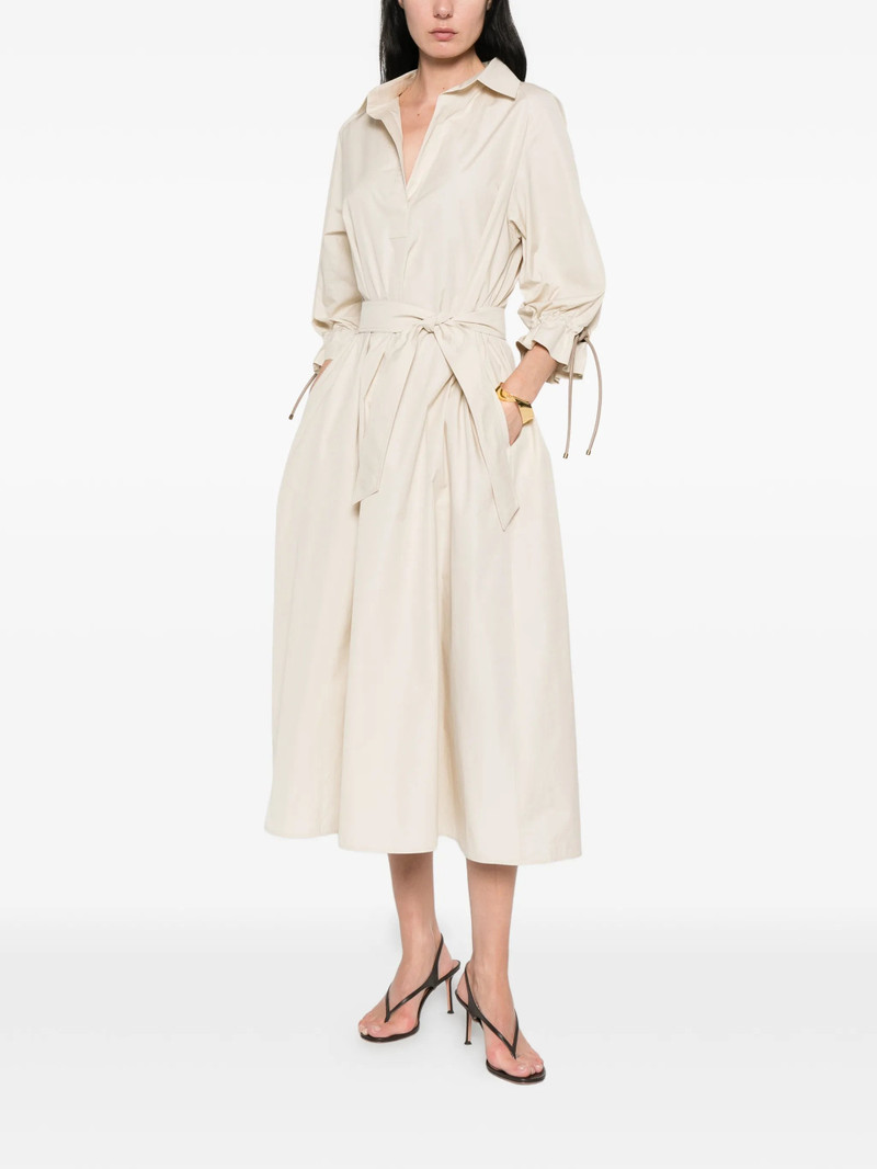 Max Mara Tied-cuffs Midi Dress - 1