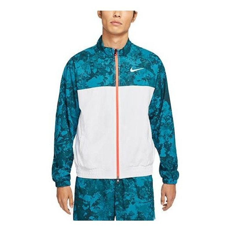 Nike Court Splicing Tennis Sports Jacket Green Dark green DA4063-301 - 1