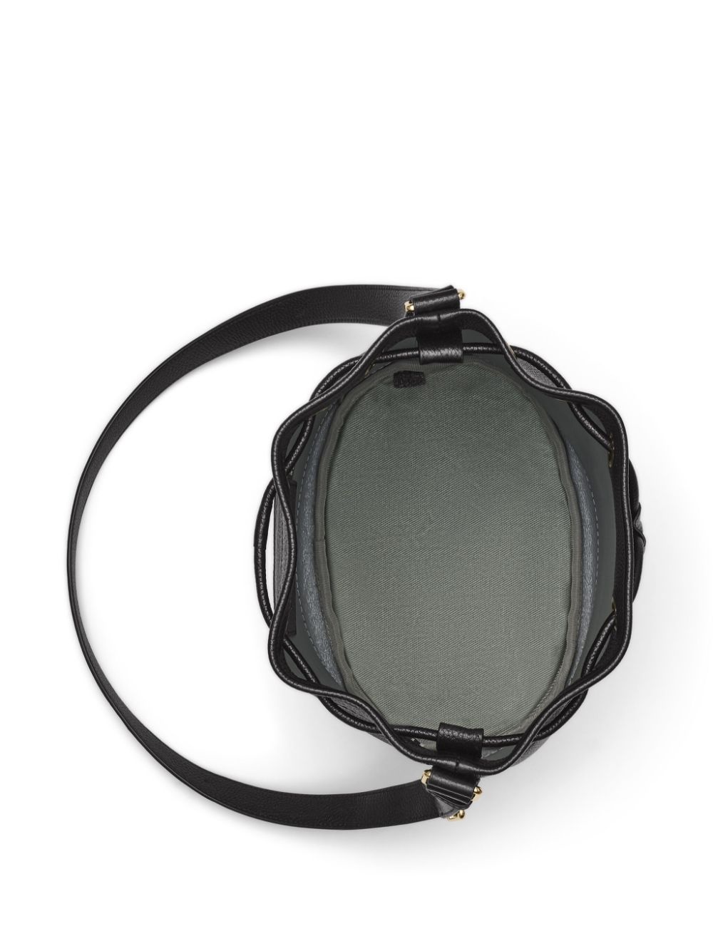 The Leather Shoulder bucket bag - 7