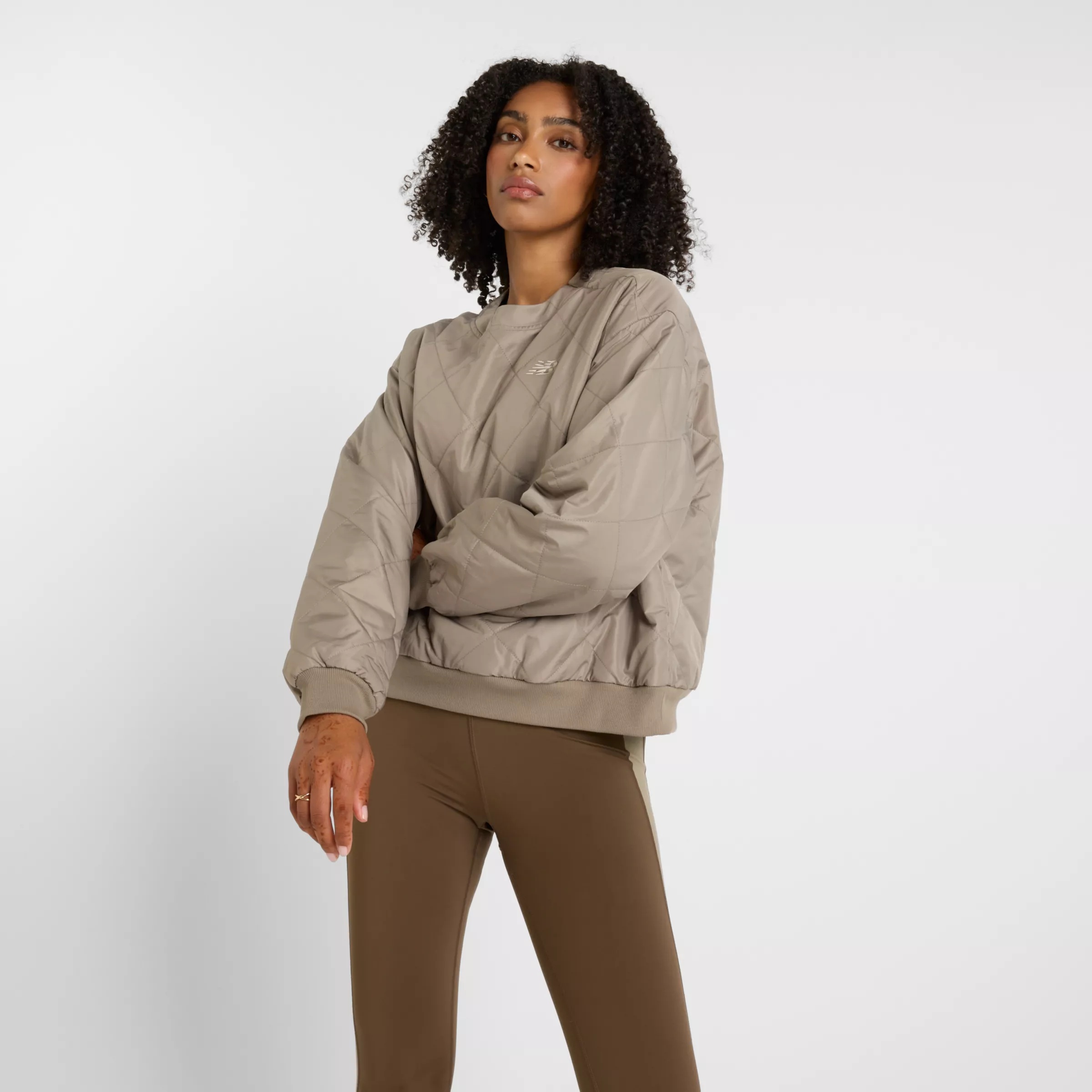 Quilted Woven Crew - 8