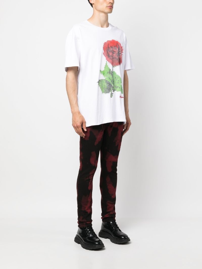 Pixel Biggie-print cotton T-shirt - 3