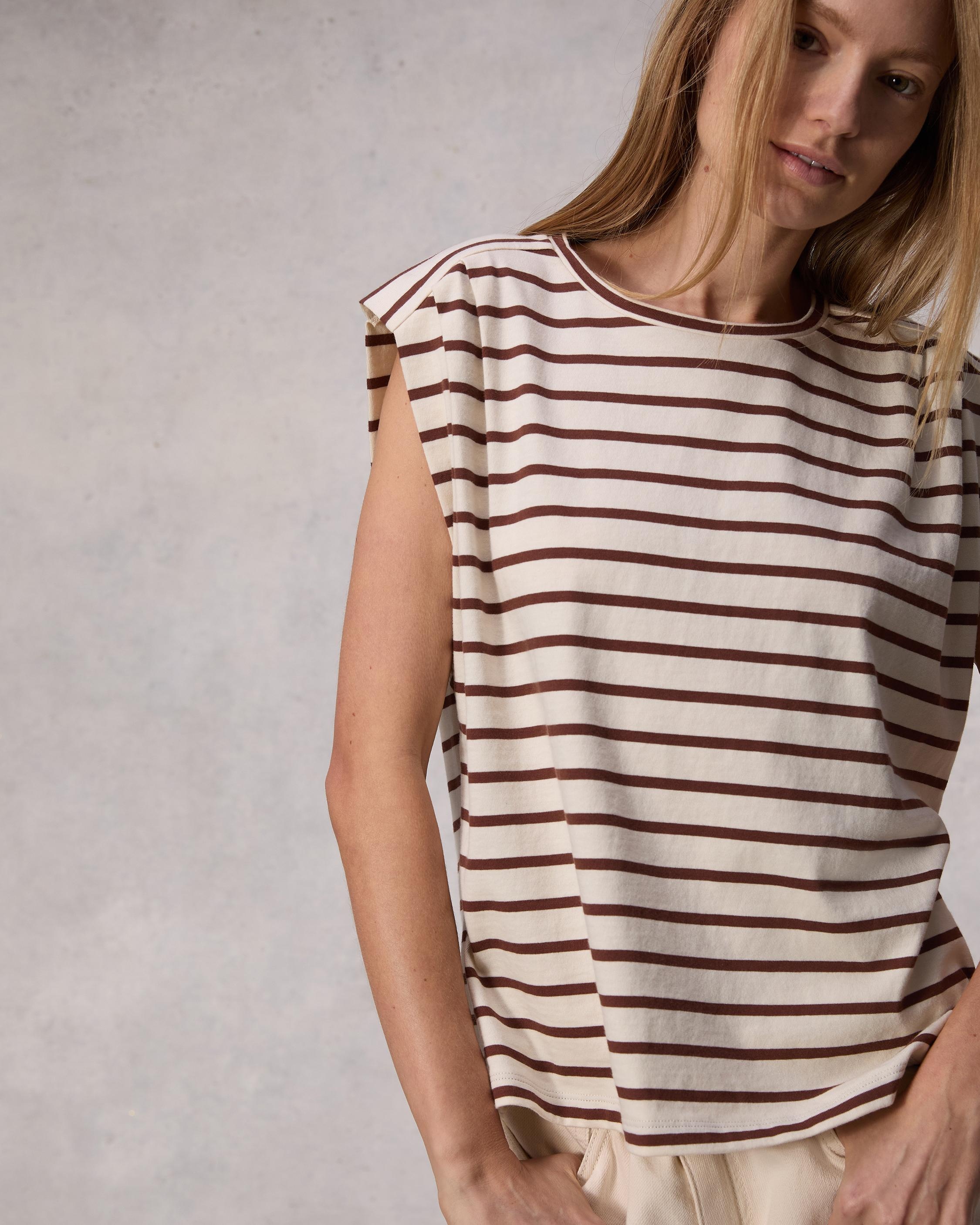 Mica Striped Tank
Cotton T-Shirt - 6