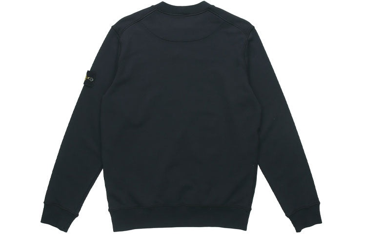 Stone Island Men s STONE ISLAND Garment Dyed Crew Sweat Casual Navy Blue 721563051 V0020 kickscrew REVERSIBLE