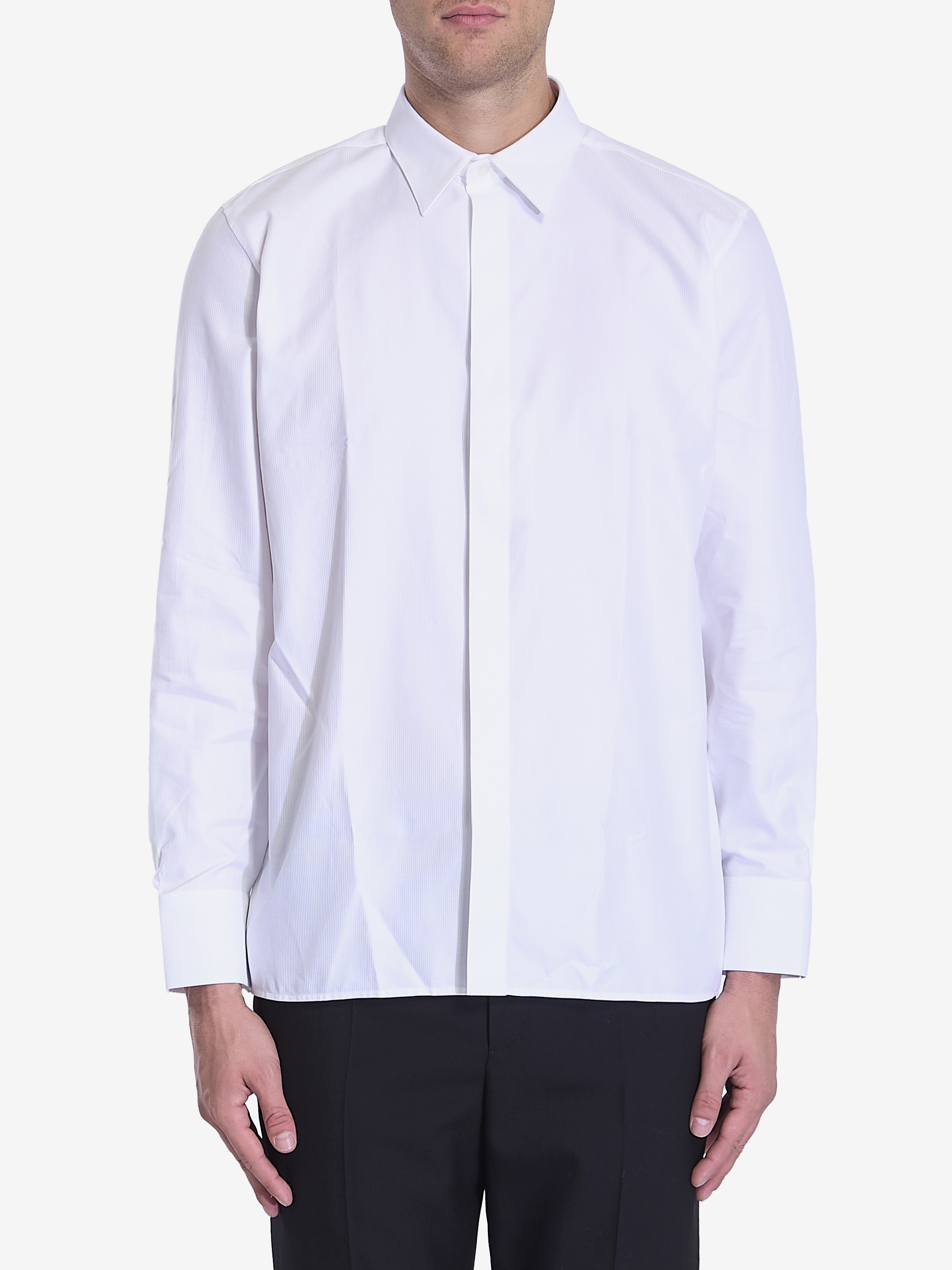Shirt in striped cotton poplin - 4