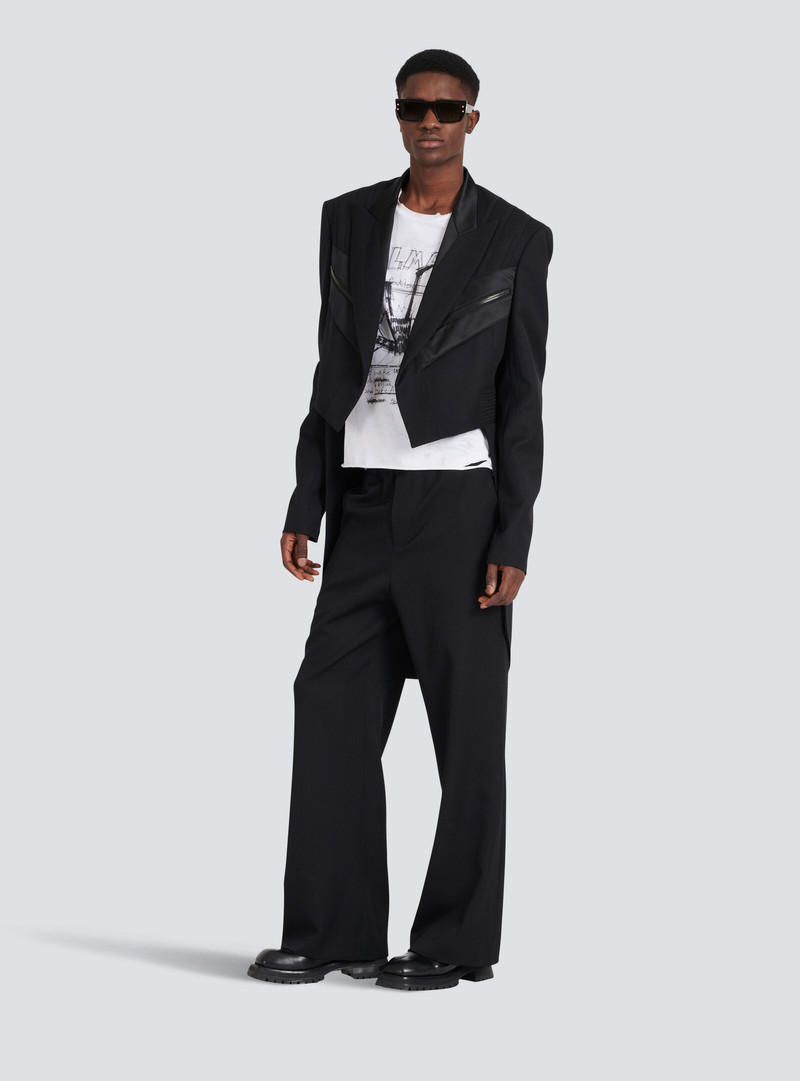 Balmain Blazer with satin tailcoat outlook