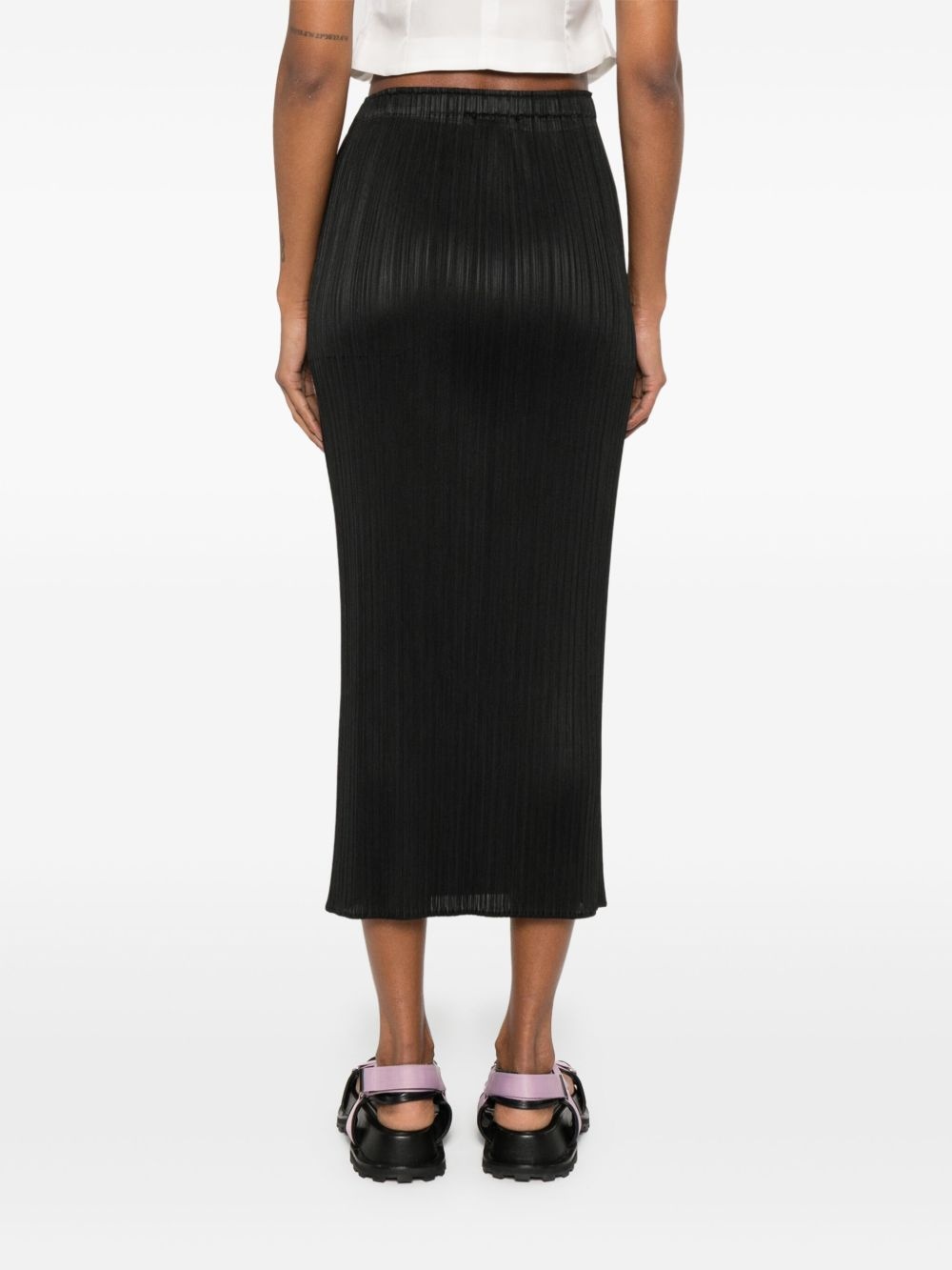 pleated midi skirt - 4