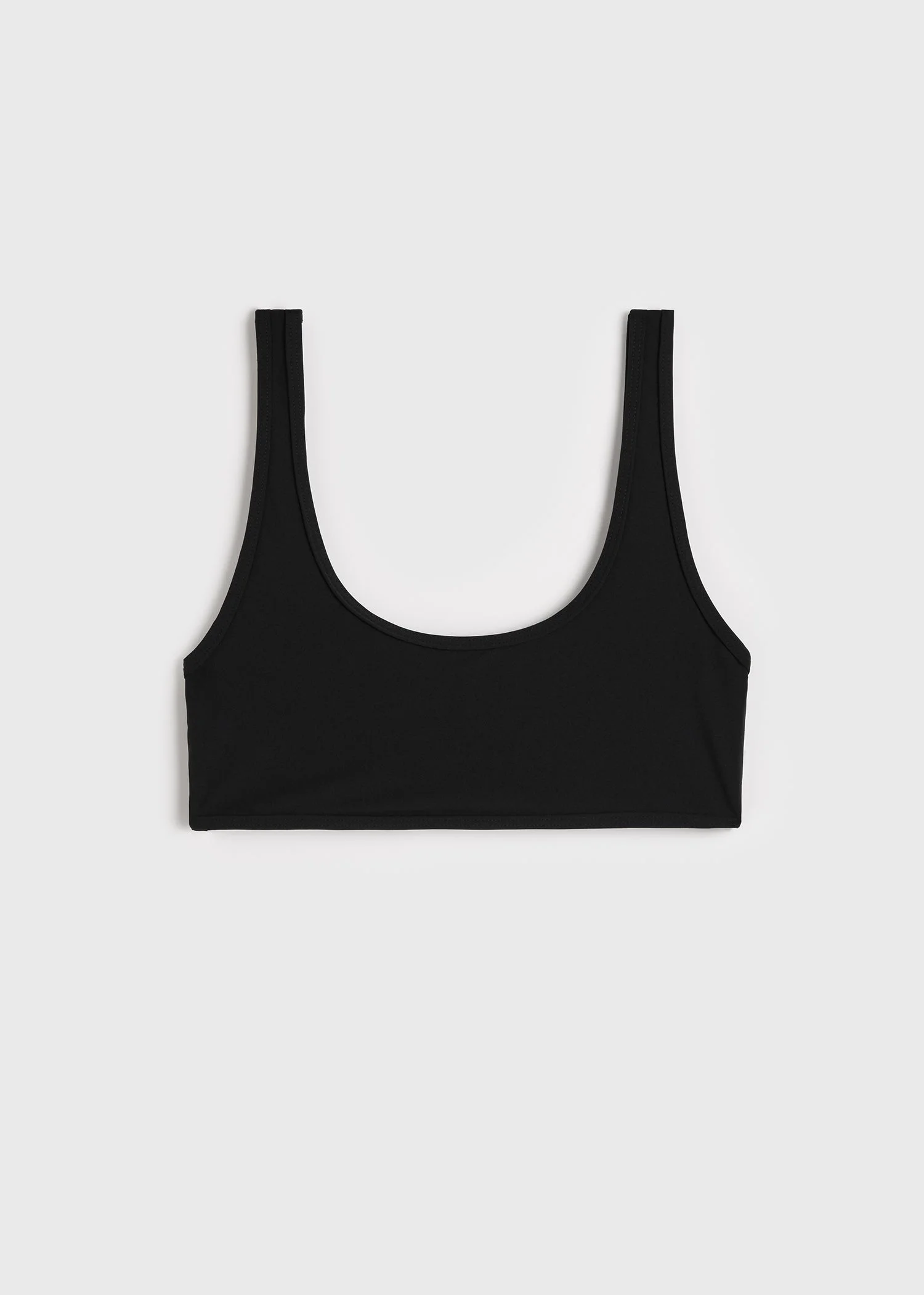 U-neck bikini top black - 1