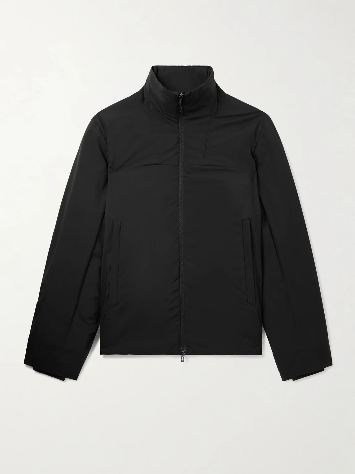 Padded Virgin Wool and Silk-Blend Flannel Jacket - 1