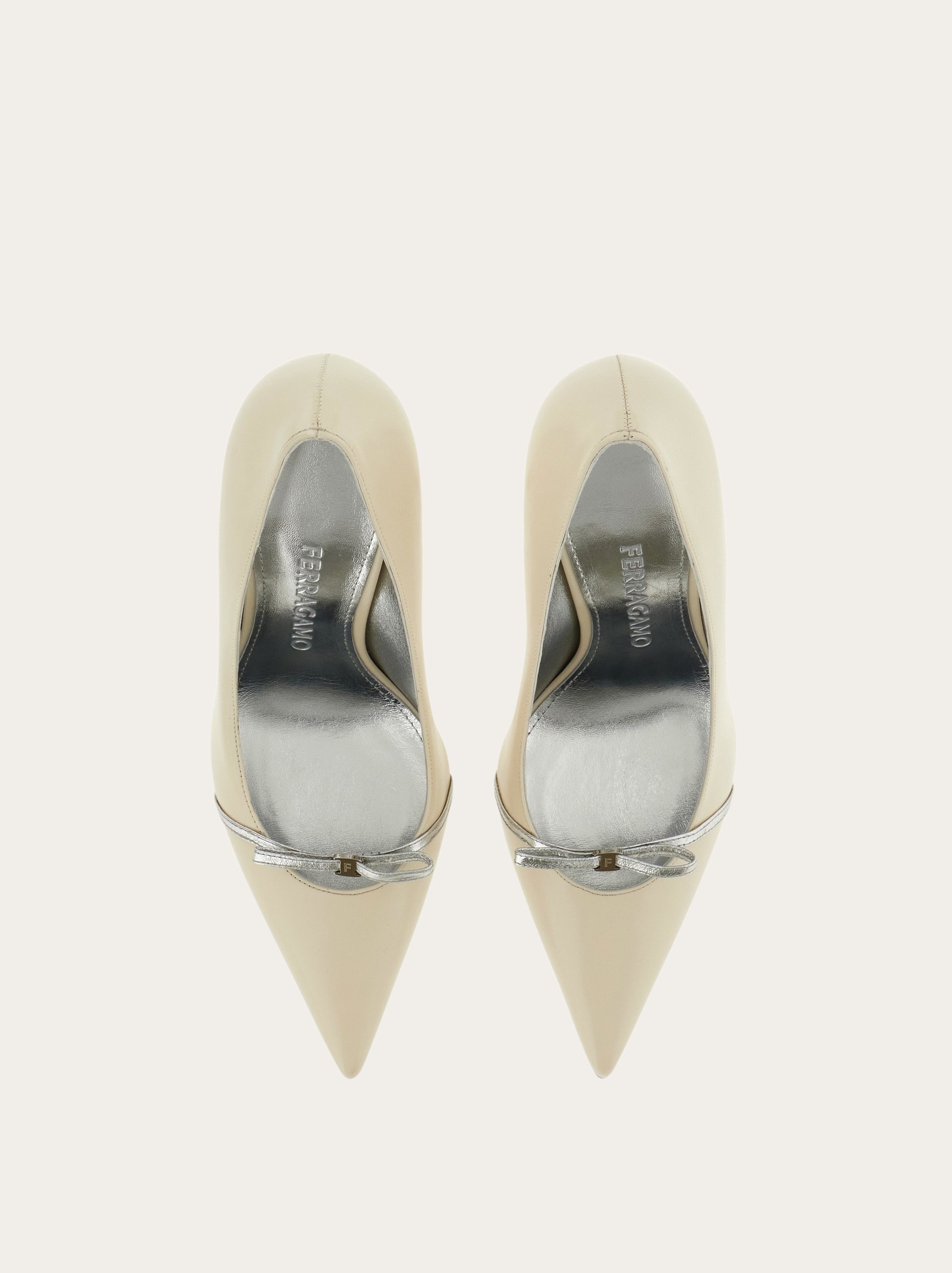 High heel pump with mini bow - 2