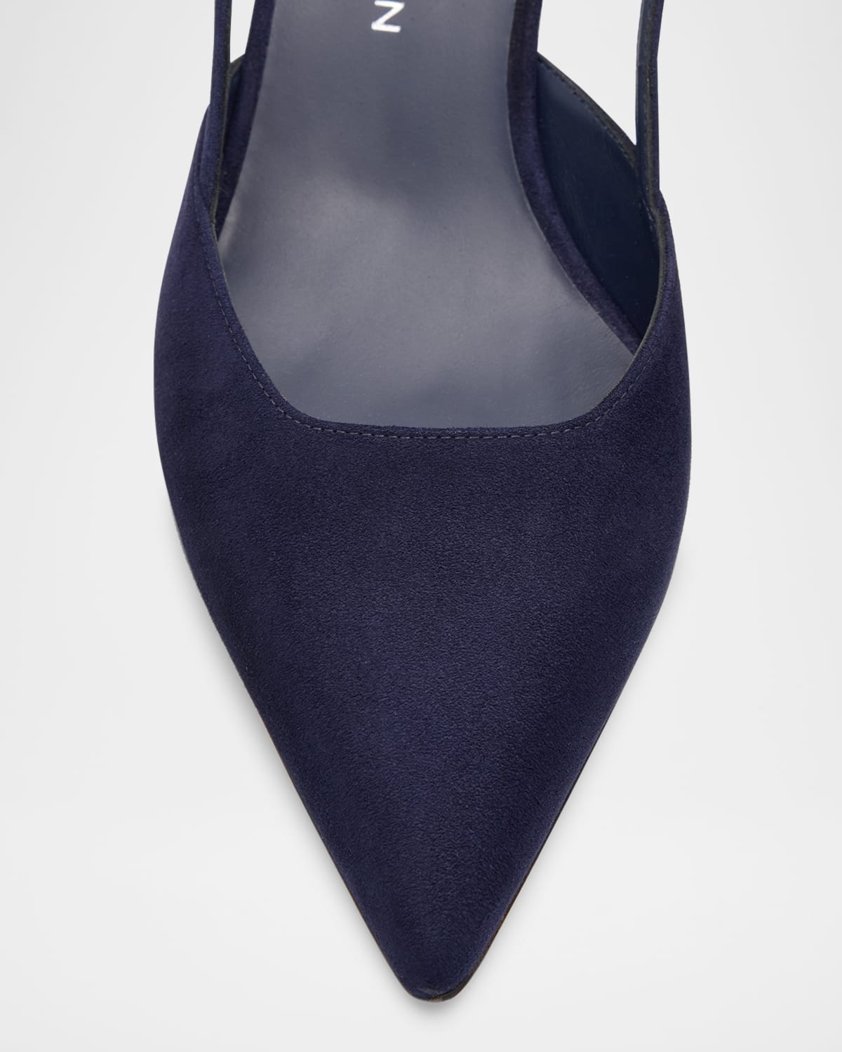Vinnie Suede Kitten Slingback Pumps - 6