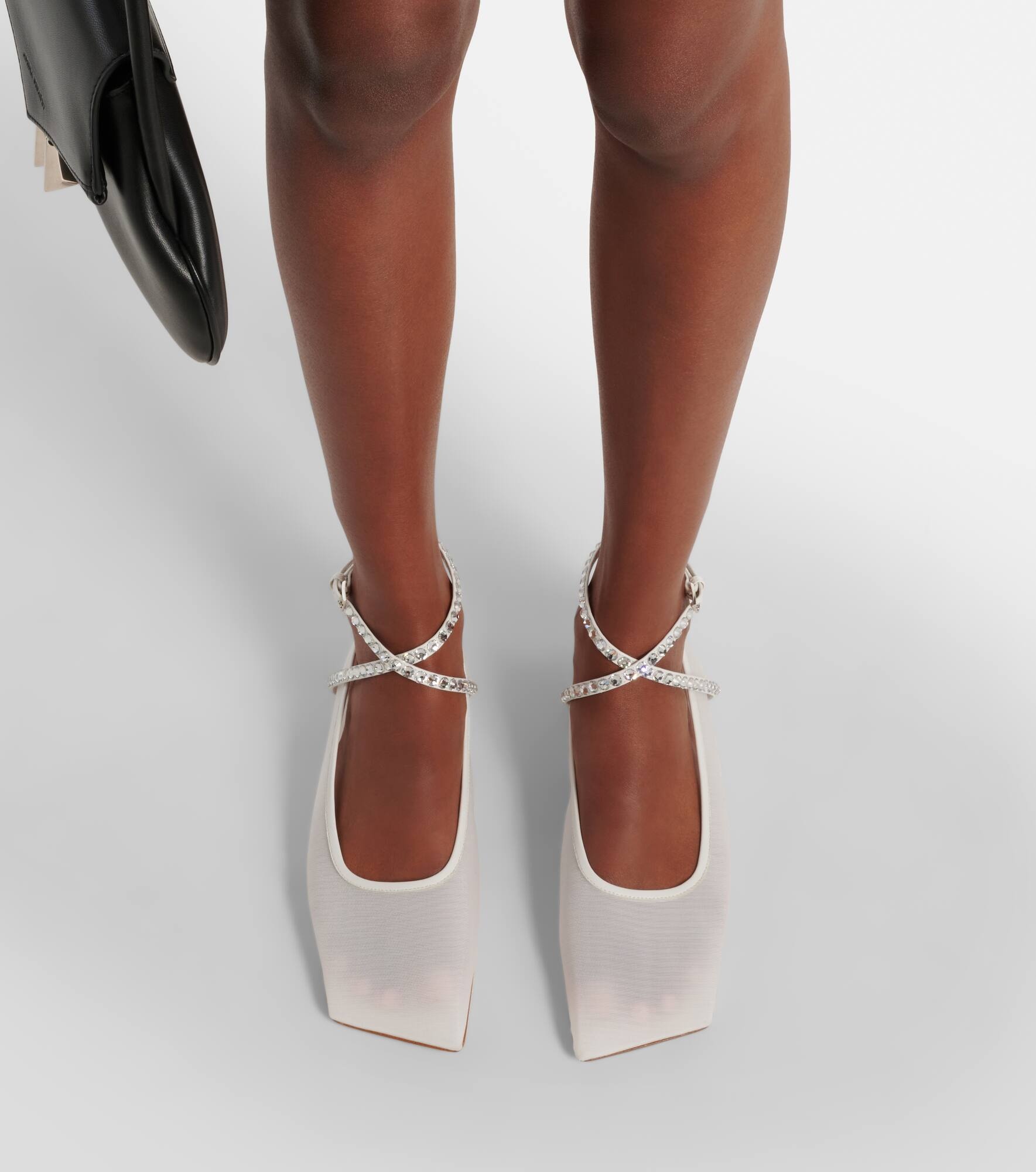 Ane embellished mesh ballet flats - 4