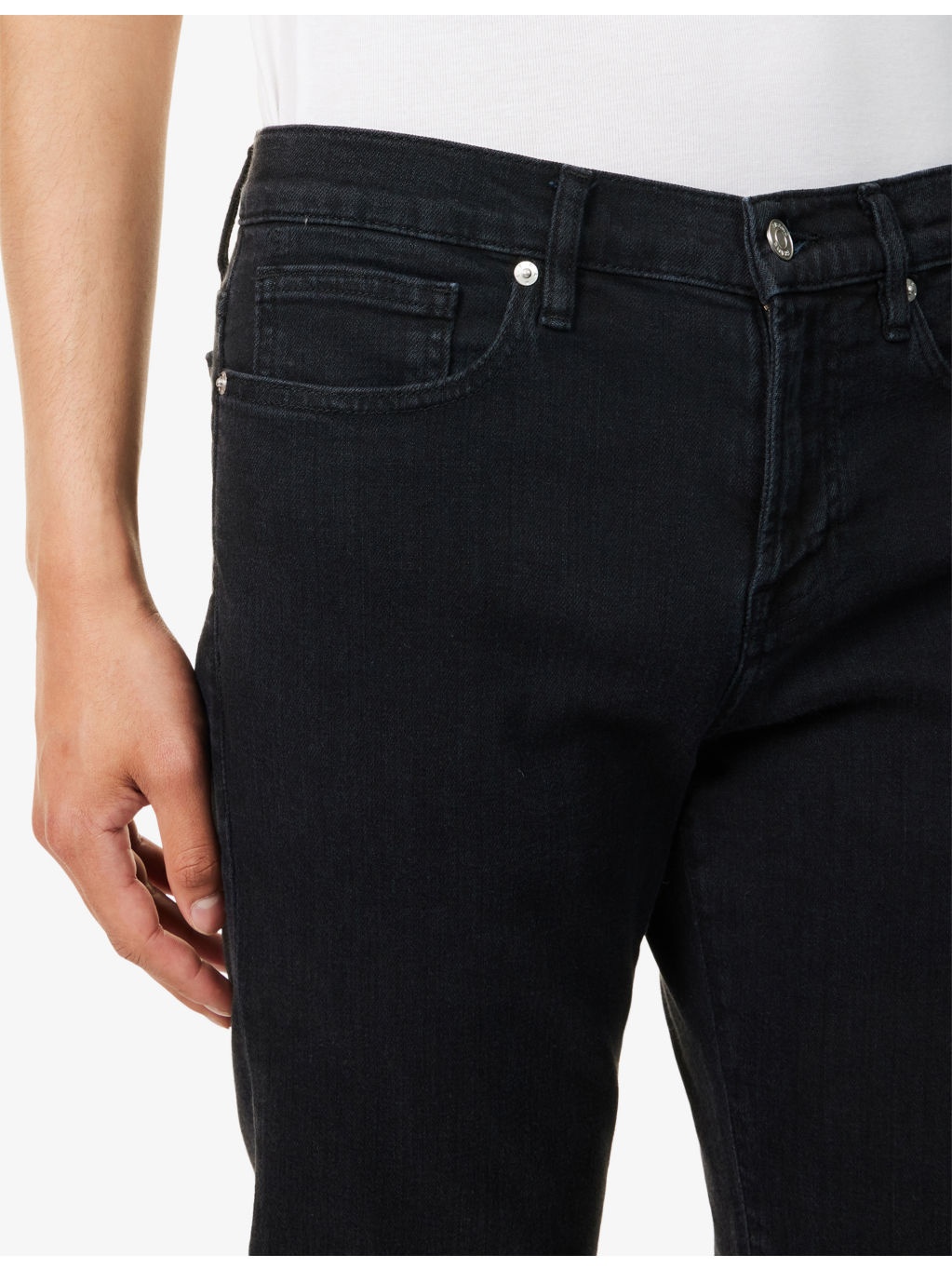 L'homme Athletic Slim-Fit Stretch Denim Jeans - 5