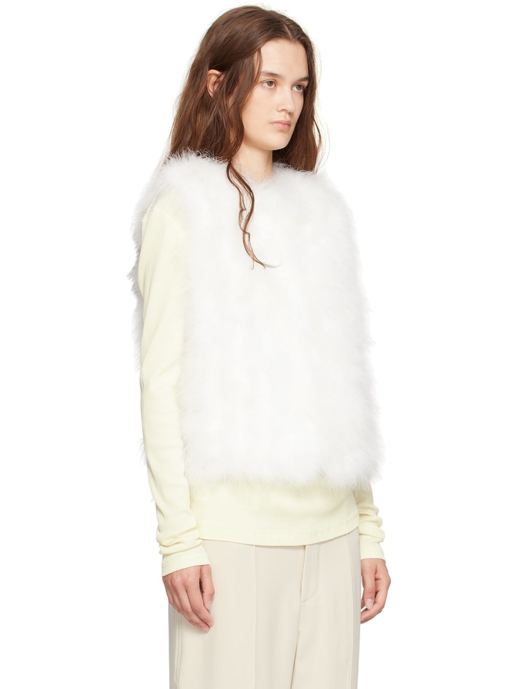 White Feather Vest - 2