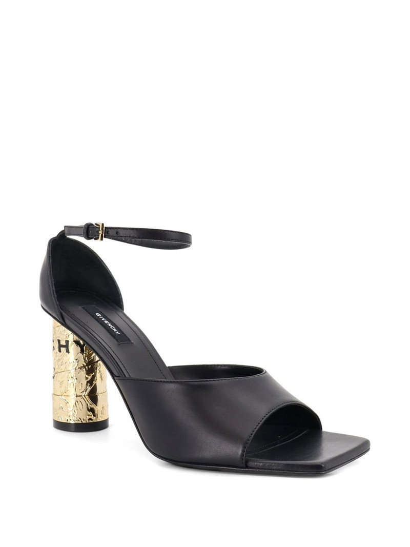 Givenchy Tape-heel leather sandals outlook