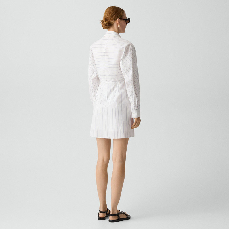 Theory Shirt Dress in Striped Poplin outlook