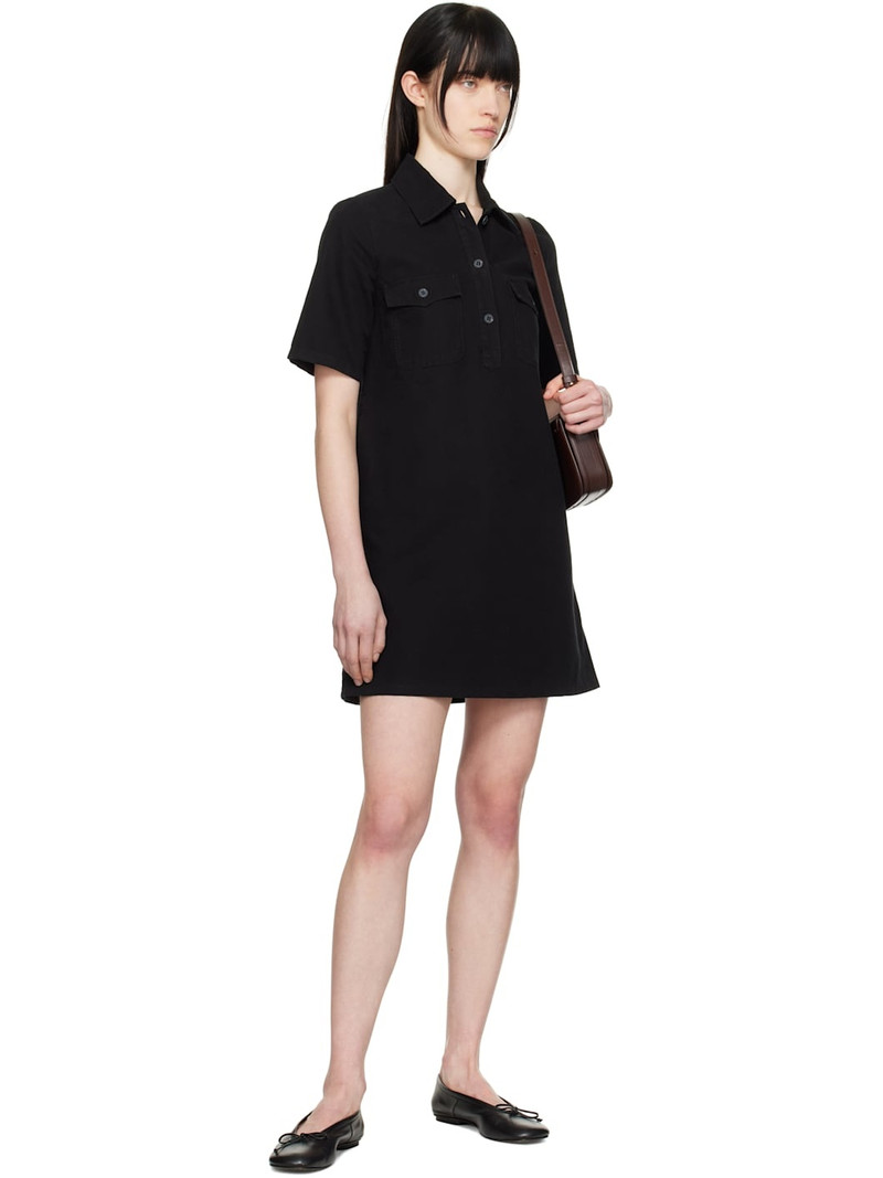 A.P.C. A. P.C. Black Selia Minidress outlook