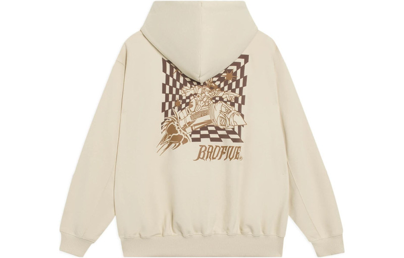 Li-Ning Li-Ning BadFive Cartoon Graphic Hoodie 'Light Brown' AWDT091-6 outlook
