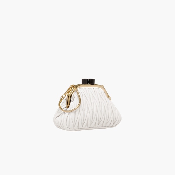 Miu Belle nappa leather mini-bag - 6