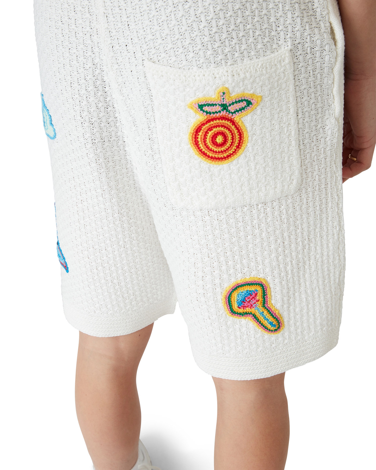 Crochet Motif Shorts | Casablanca Paris - 4