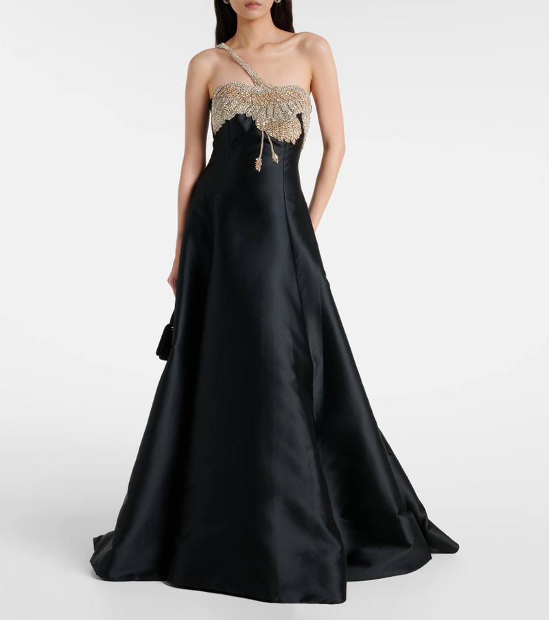 COSTARELLOS Venezia embellished gown outlook