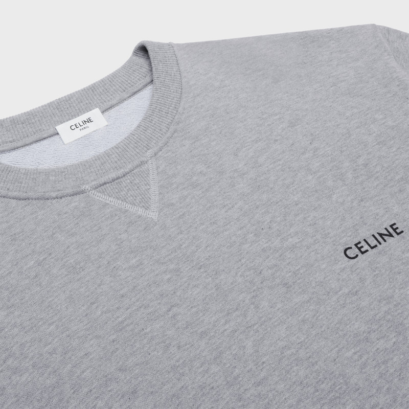 CELINE Celine loose sweatshirt in cotton fleece outlook