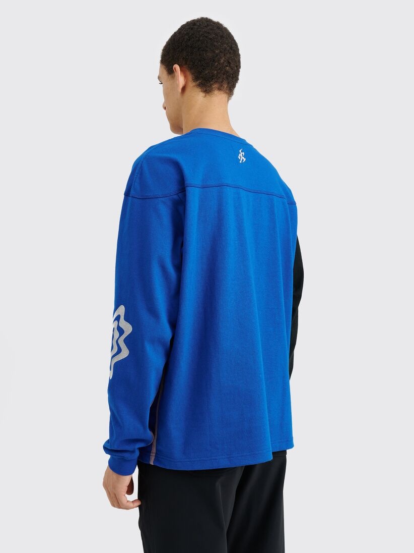 Asics Novalis Bixance Longsleeve T-Shirt Blue / Obsidian