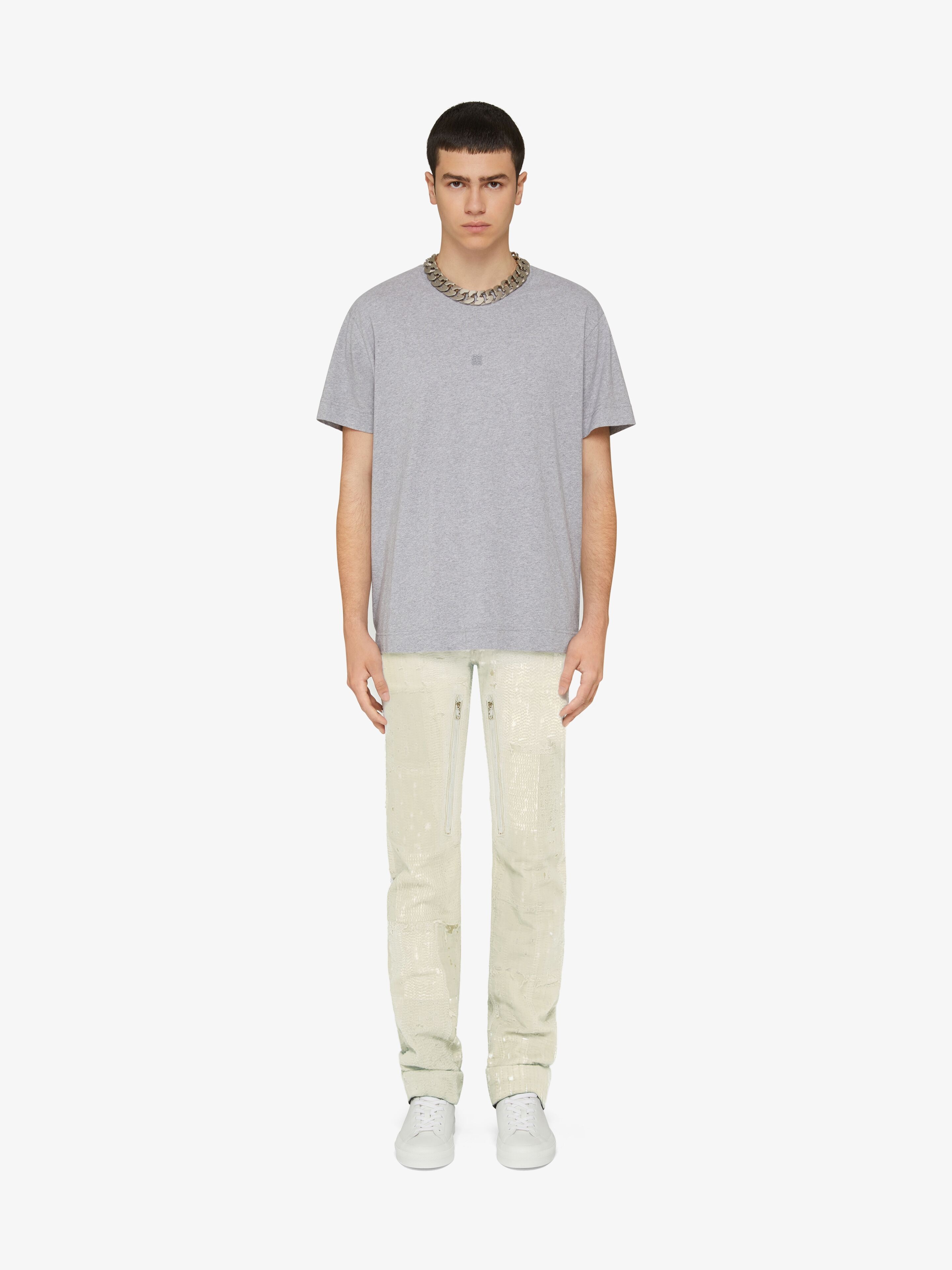 JEANS IN BORO EFFECT DENIM - 2