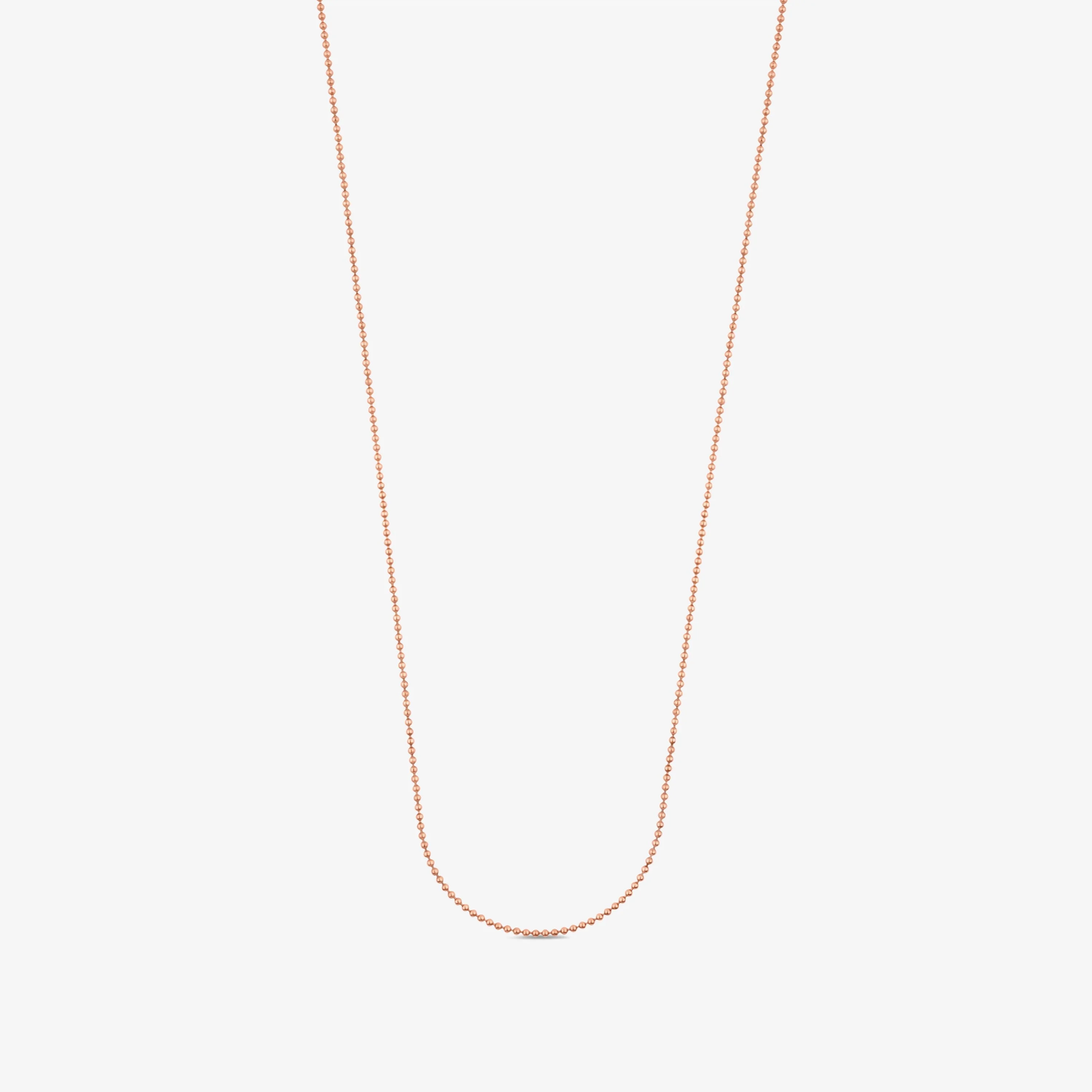 Rose 18K gold vermeil TOUS Chain Necklace 65cm. - 1