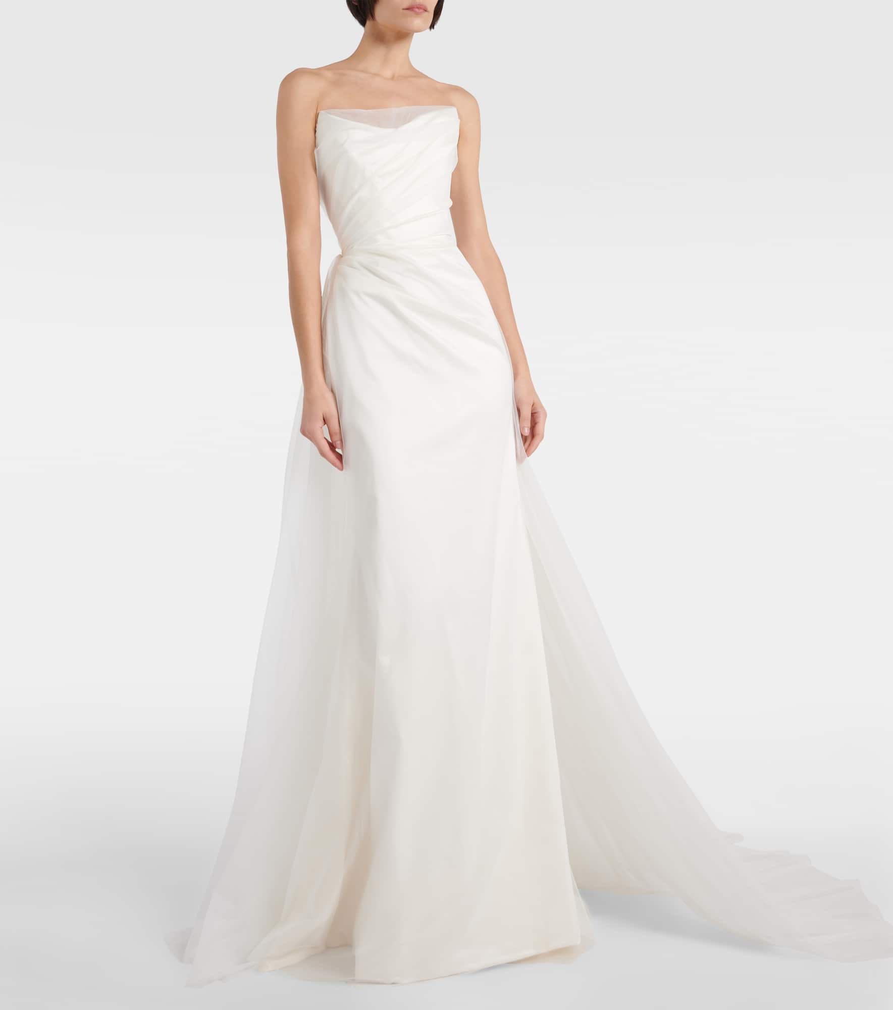 Bridal Rhea satin and tulle gown - 2