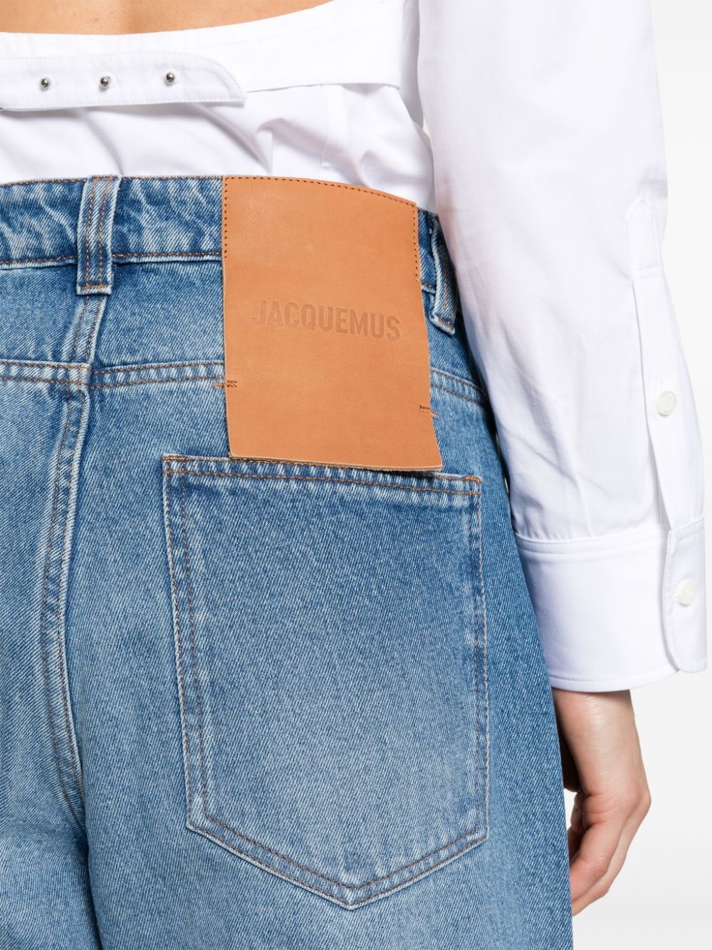 NÃ®mes mid-rise wide jeans - 5