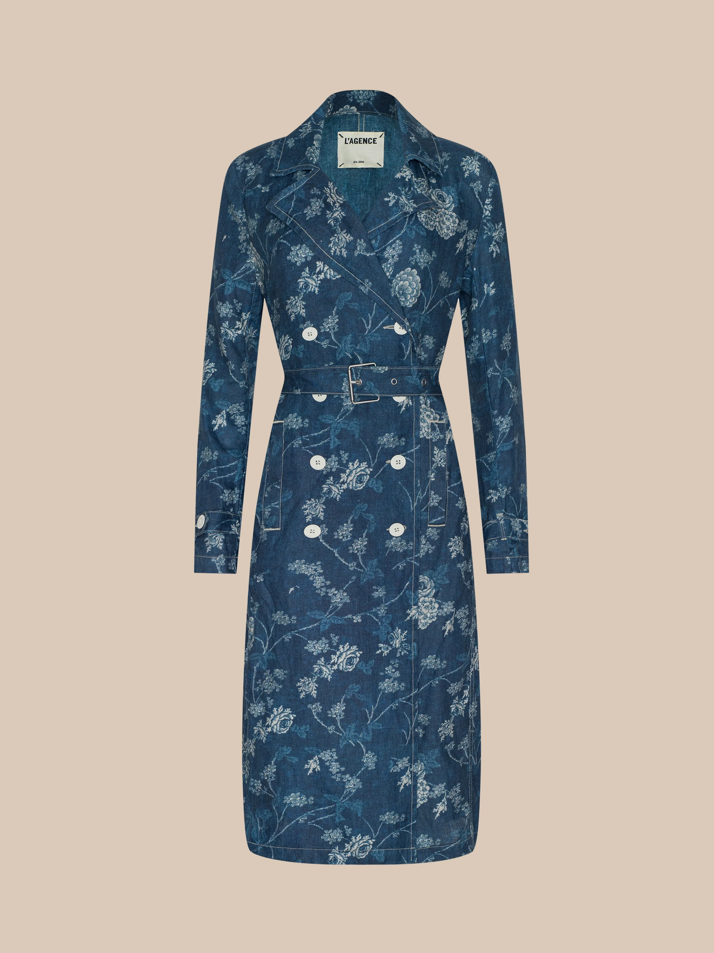 Bradley Linen Trench Coat - 1