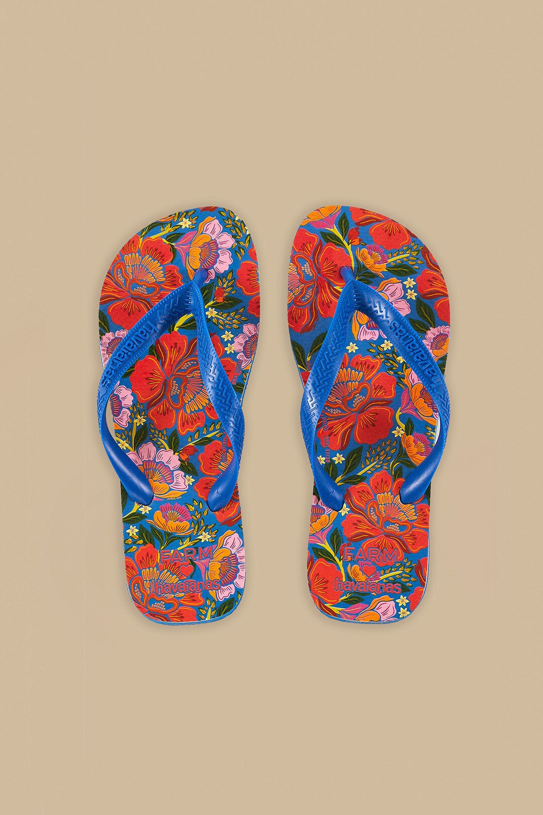 Blue Flowers Garden Havaianas Sandals - 2