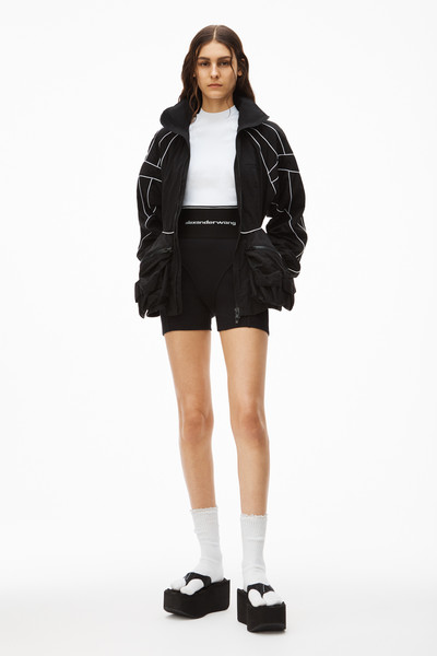 Alexander Wang LOGO ELASTIC BIKE SHORT outlook