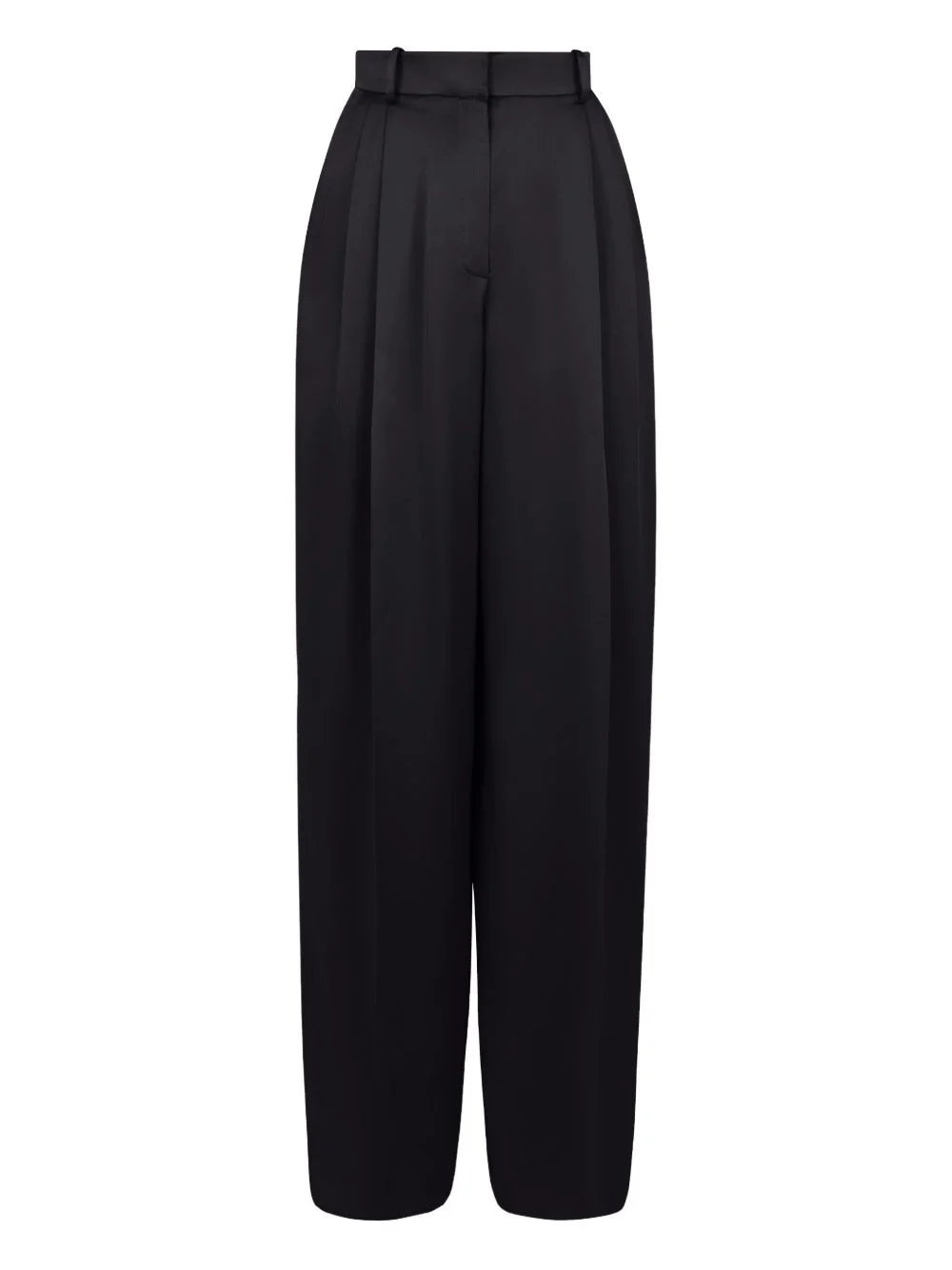 crepe satin trousers - 1