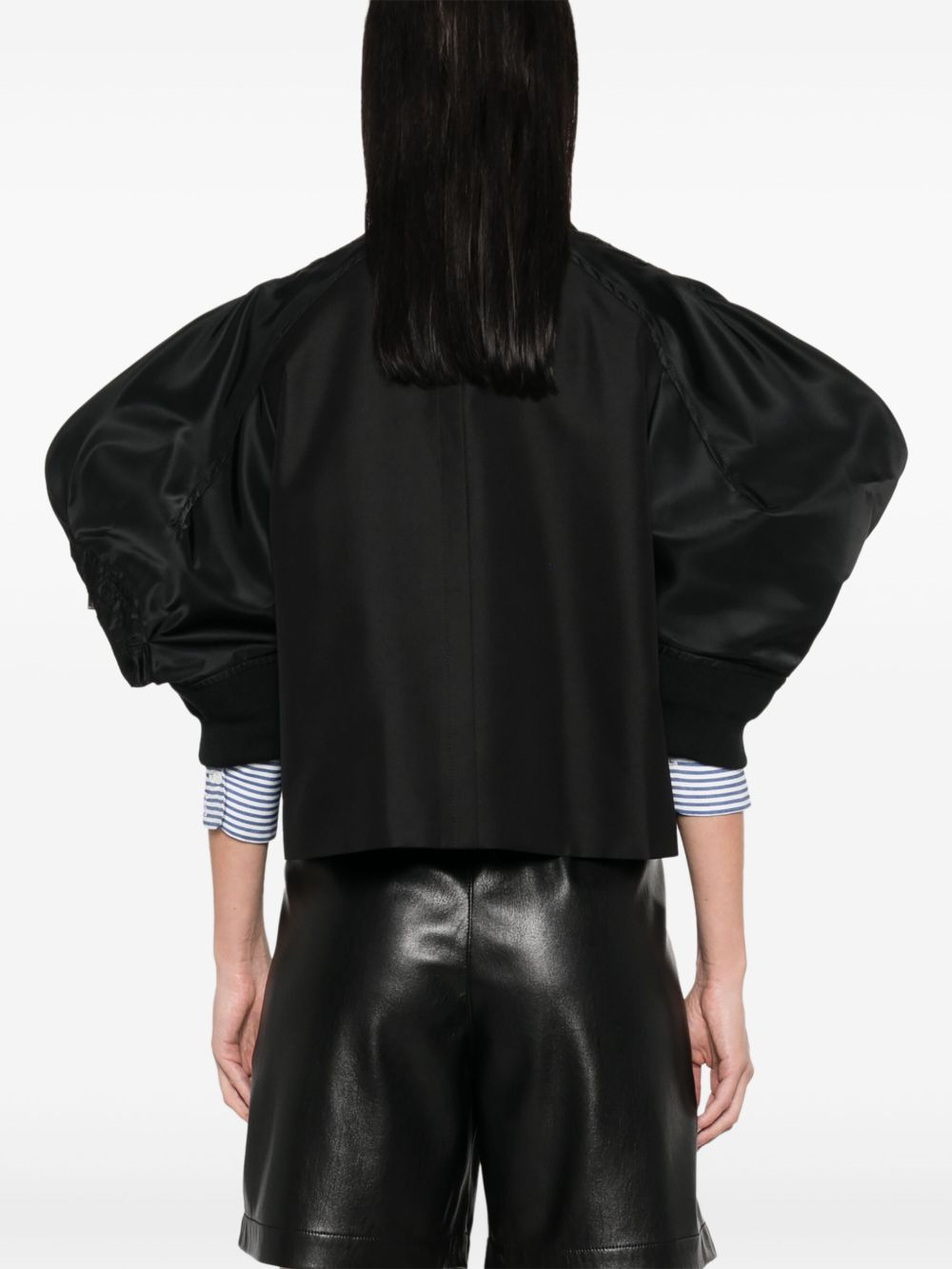 Sacai Women Cotton And Nylon Jacket - 2