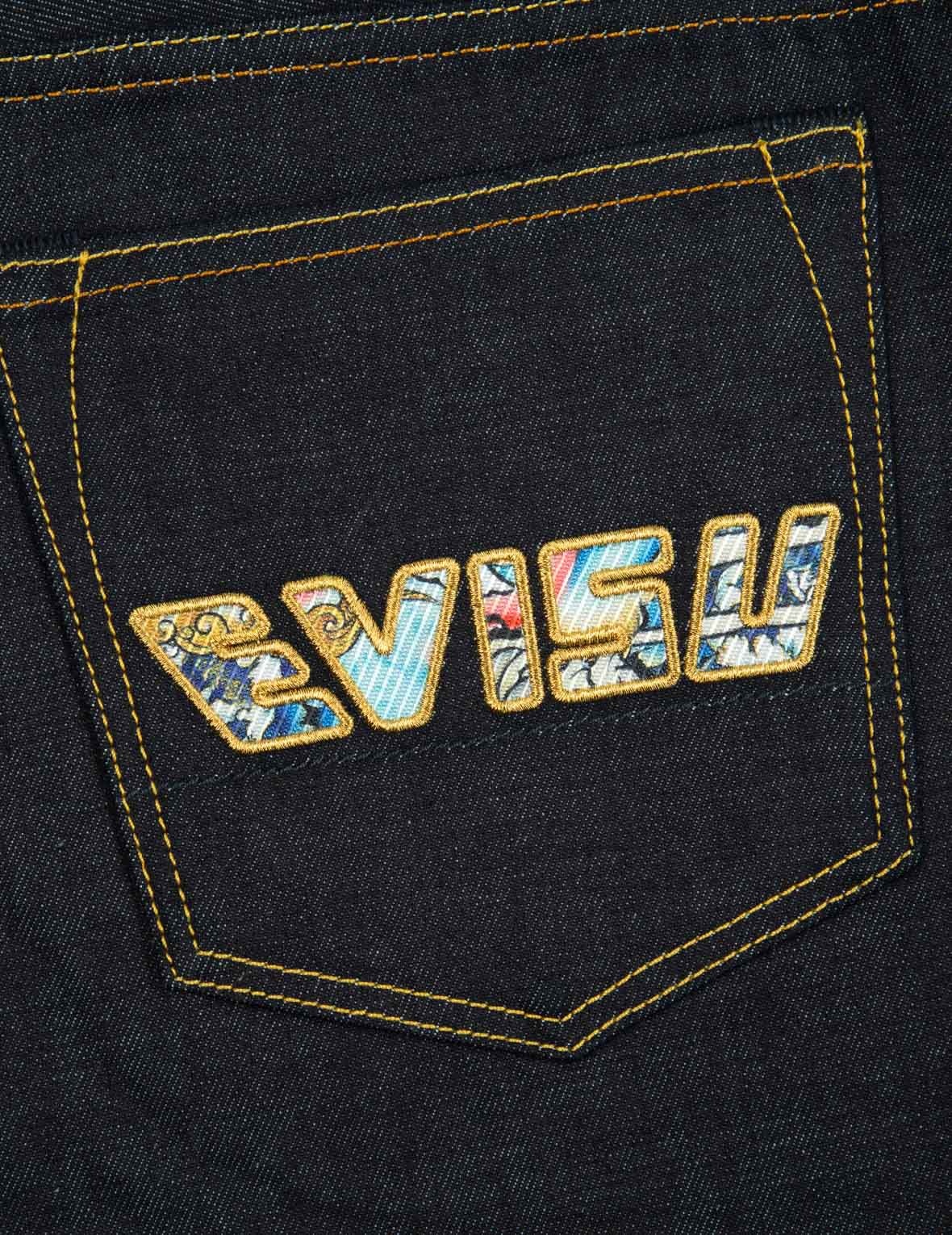 KOMAINU AND LOGO EMBROIDERY CROPPED FIT JEANS #2027 - 12
