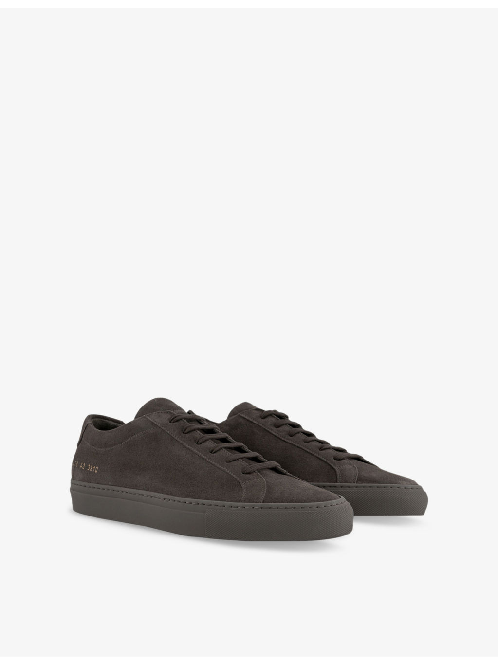 Achilles Branded Suede Low-Top Trainers - 3
